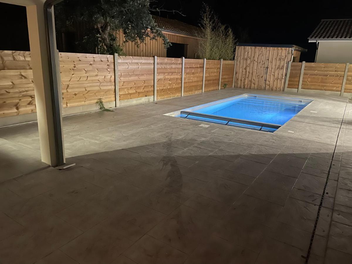 Maison Moderne Avec Piscine Chauffee Lacanau Zewnętrze zdjęcie